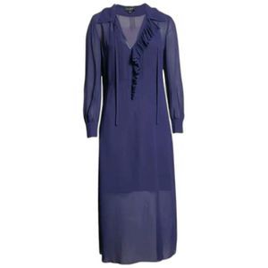 Ted Baker Faithiy Asymmetric Ruffle Midi Skirt Dress Ted baker size 3 / US 8